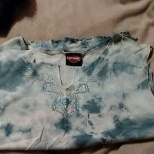 Women's tye dyed HD tank top